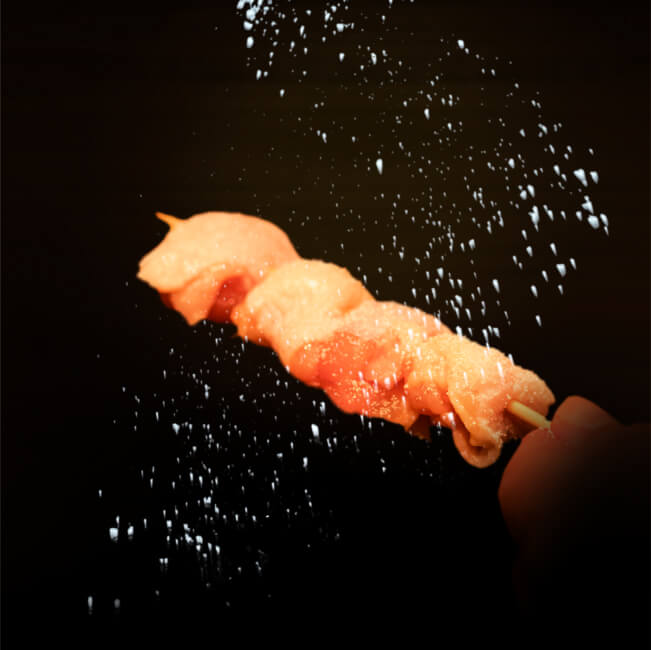 旨みを引き出す「塩」の画像